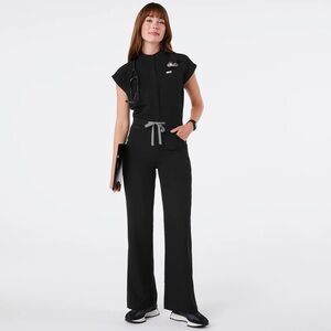 FIGS Rafaela Wide Leg Scrub Jumpsuit